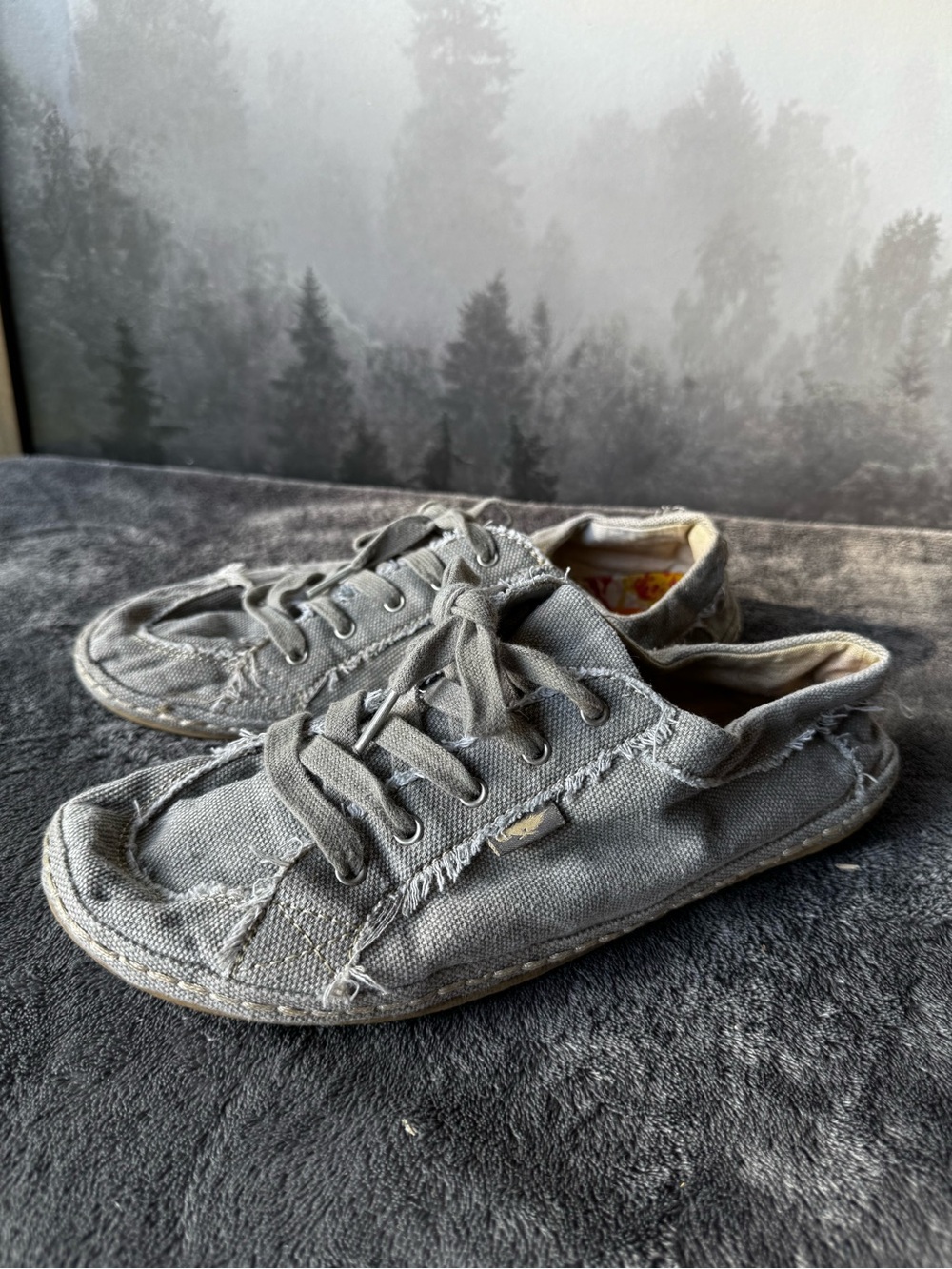 Rocket dog Casual Canvas Sneakers in Gray - Comfortable Lace-Up Shoes
